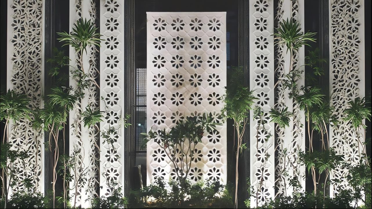 Engraved Stone Wall Panels